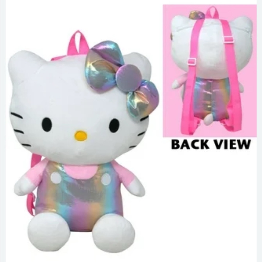 Hello Kitty Plush Backpack - Picture 2 of 7
